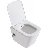 Унитаз-биде подвесной безободковый BelBagno Due BB3103CHR-BS/SC с крышкой микролифт фото 5