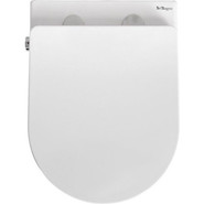 Унитаз-биде подвесной безободковый BelBagno Uno BB3105CHR-BS/SC с крышкой микролифт фото 4