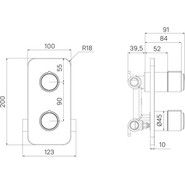 Смеситель для ванны Iddis Slide SLIBLBTi67, черный матовый фото 4