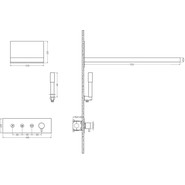 Душевая система для душа Boheme Fusion 130-BCR, black chrome, Цвет производителя: black chrome фото 4