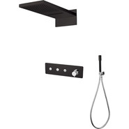 Душевая система для душа Boheme Fusion 130-BCR, black chrome, Цвет производителя: black chrome фото 