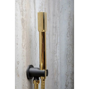 Душевая система для душа Boheme Fusion 130-BG, чёрный/золото, Цвет производителя: чёрный, золото фото 3