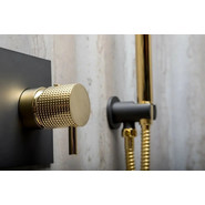 Душевая система для душа Boheme Fusion 130-BG, чёрный/золото, Цвет производителя: чёрный, золото фото 4