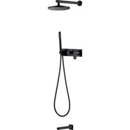 Душевая система для ванны Boheme Spectre 454-2-B, чёрный матовый, Цвет производителя: чёрный матовый фото 