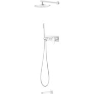 Душевая система для ванны Boheme Spectre 454-2-MW, matt white, Цвет производителя: matt white фото 