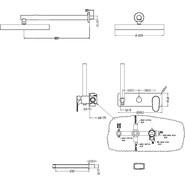 Душевая система для ванны Boheme Spectre 454-2-NB, nickel brush, Цвет производителя: nickel brush фото 2