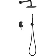 Душевая система для душа Boheme Uno 464-B, чёрный матовый, Цвет производителя: чёрный матовый фото 