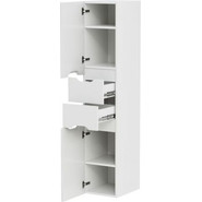 Пенал подвесной Mirsant Soho 30 см (универсальный) белый фото 2