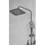 Душевая стойка с гигиеническим душем Dikalan AL-99098, серый матовый фото 4