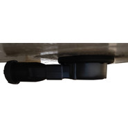 Поддон Sanitana Rocks 120x80 см, чёрный фото 3