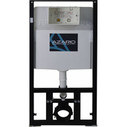 Инсталляция с подвесным безободковым унитазом Azario Teramo AZ-8010-1000+AZ-052-MB+AZ-8200-0013, черный матовый, Цвет производителя: чёрный матовый фото 2