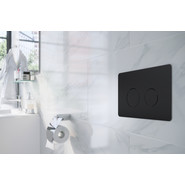 Инсталляция с подвесным безободковым унитазом Azario Teramo AZ-8010-1000+AZ-053E-R-MB SP+AZ-8200-0087/AZ-P57-0190, черный матовый фото 6