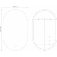 Зеркало Grossman Nero-промо 60 см 2460100 фото 3