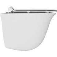 Унитаз подвесной безободковый Azario Felice AZ-0051 с крышкой микролифт фото 4