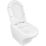 Унитаз подвесной безободковый Azario Porta AZ-0064 с крышкой микролифт фото 3