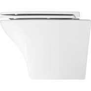 Унитаз подвесной безободковый Azario Porta AZ-0064 с крышкой микролифт фото 4