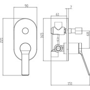 Душевая система для душа Azario Vise AZ-VSA248330C+82KC фото 5