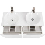 Тумба подвесная со столешницей BelBagno Etna 120 см ETNA-H60-600-2C-SO-BL-P+EK-120-2-BO, Цвет фасада: Bianco Lucido фото 5