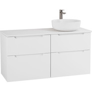 Тумба подвесная со столешницей BelBagno Etna 120 см ETNA-H60-600-2C-SO-BL-P+EK-120-AS-BL-R, Цвет фасада: Bianco Lucido фото 3