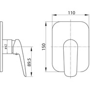 Смеситель для душа Imprese Praha VR-15030(Z) new (страна-производитель Чехия) фото 2