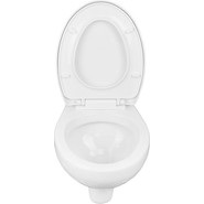 Унитаз подвесной Azario Stella AZ-VT005+AZ-VT005sc с крышкой микролифт фото 5