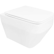 Унитаз подвесной безободковый Azario Moneo AZ-0062 с тонкой крышкой микролифт фото 