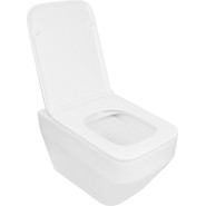 Унитаз подвесной безободковый Azario Moneo AZ-0062 с тонкой крышкой микролифт фото 2