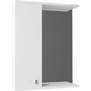 Зеркало-шкаф Стиль Моника 50 см L, без светильника, белый фото 2