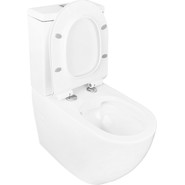 Унитаз-компакт безободковый Azario Corsa AZ-2062S с крышкой микролифт фото 3