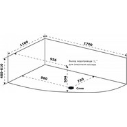 Ванна акриловая Azario Микона 170x110 см R МИВ0004 фото 3