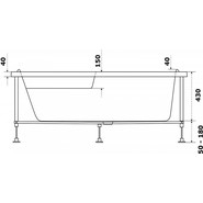 Ванна акриловая Azario Микона 170x110 см R МИВ0004 фото 4