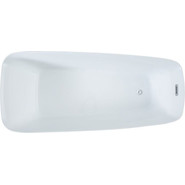 Ванна отдельностоящая Aquanet Family Trend 170х78 см 90778-MW-MB, чёрный матовый фото 2