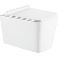 Унитаз подвесной безободковый Azario AZ-0057 с крышкой микролифт фото 