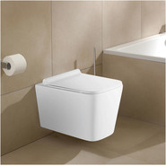 Унитаз подвесной безободковый Azario AZ-0057 с крышкой микролифт фото 2