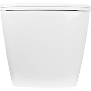 Унитаз подвесной безободковый Azario Boca AZ-2002 с крышкой микролифт, Цвет производителя: белый фото 5