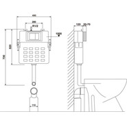 Инсталляция для приставного унитаза Abber AC0104 фото 3