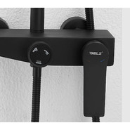 Душевая стойка Belz B24572-7, чёрный матовый фото 4