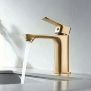 Смеситель для раковины Ledeme L1080Y, золото фото 2