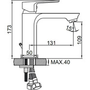 Смеситель для раковины Ledeme L1080Y, золото фото 3