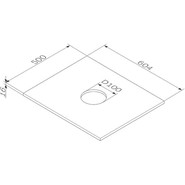 Столешница Am.Pm Func 60 см M8FST0600OF, дуб крафт фото 2