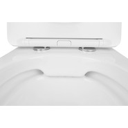 Унитаз подвесной безободковый Azario Gloria AZ-2003 с крышкой микролифт, Цвет производителя: белый фото 5