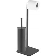 Стойка с держателем и ёршиком Azario Altre AZ-421B, цвет чёрный матовый фото 