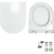 Унитаз подвесной Sanita Luxe Best WC.WH/Best/DM/WHT.G/S1 с крышкой микролифт фото 6