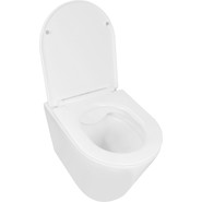 Унитаз подвесной безободковый Azario Vento AZ-1046 с тонкой крышкой микролифт фото 2