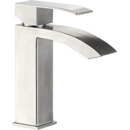 Душевой комплект Haiba: Душевая стойка HB24815 + смеситель для раковины HB10815, цвет сталь фото 6