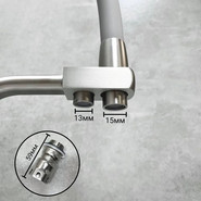 Смеситель для кухни Haiba HB76822, сатин фото 5