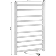 Полотенцесушитель электрический Brimix П10 500x800 мм 08030W, белый фото 5
