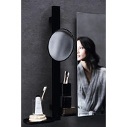 Стойка с мыльницей и зеркалом Ideal Standard BD589XG, чёрный матовый фото 4