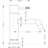 Смеситель для раковины Boheme Uno 461-G, gold, Цвет производителя: gold фото 2
