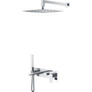 Душевая система для ванны Boheme Qubic 474-CR (со скрытой частью) chrome, Цвет производителя: chrome фото 